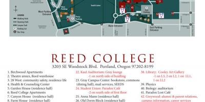 Karte von reed College